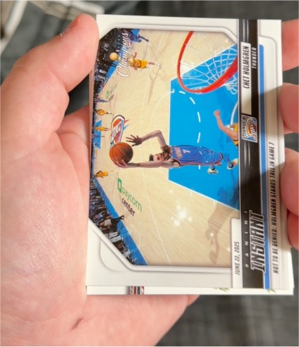 2024-25 Panini Instant Oklahoma City Thunder NBA Champions #27 Chet Holmgren — front