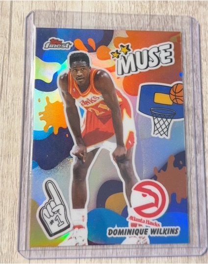 2025-26 Topps Finest #M-21 Dominique Wilkins Muse — front