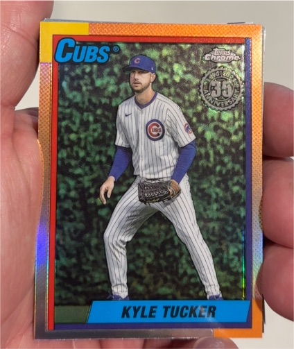 2025 Topps Chrome Update 35th Anniversary #90CU-13 Kyle Tucker — front