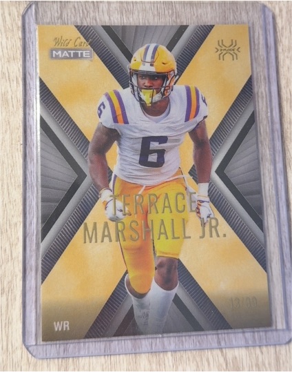 2021 Wild Card Matte X-Plode #MXP-7 Terrace Marshall Jr. — front