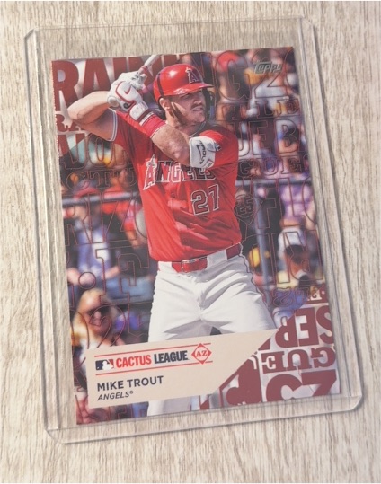 2025 Topps Series 1 #TG-8 Mike Trout — front