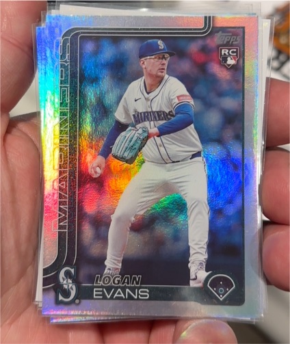 2025 Topps Update #US302 Logan Evans — front