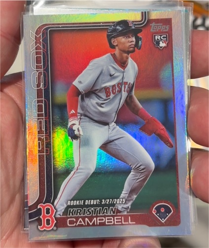 2025 Topps Update #US129 Kristian Campbell — front