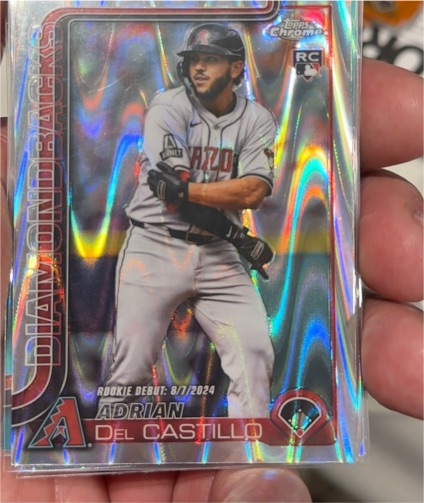 2025 Topps Chrome Update Series #USC92 Adrian Del Castillo — front