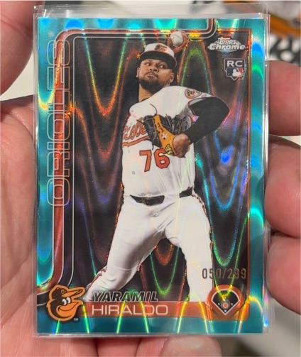 2025 Topps Chrome Update #USC78 Yaramil Hiraldo — front