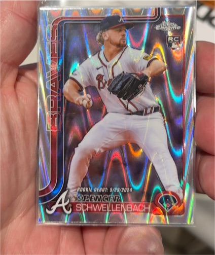 2025 Topps Chrome Update #USC132 Spencer Schwellenbach — front