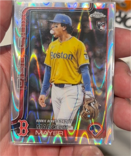2025 Topps Chrome Update #USC117 Marcelo Mayer — front