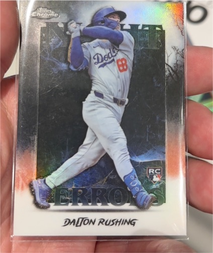 2025 Topps Chrome Update #NT-24 Dalton Rushing — front