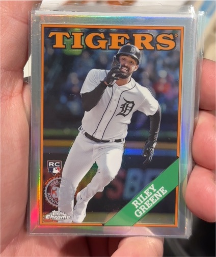 2023 Topps Chrome Update #88CU-9 Riley Greene — front