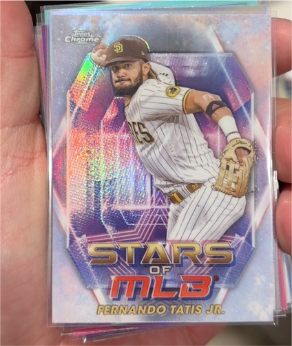 2023 Topps Chrome Stars of MLB #SMLBC-15 Fernando Tatis Jr. — front