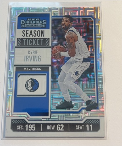 2023-24 Panini Contenders Season Ticket #25 Kyrie Irving — front