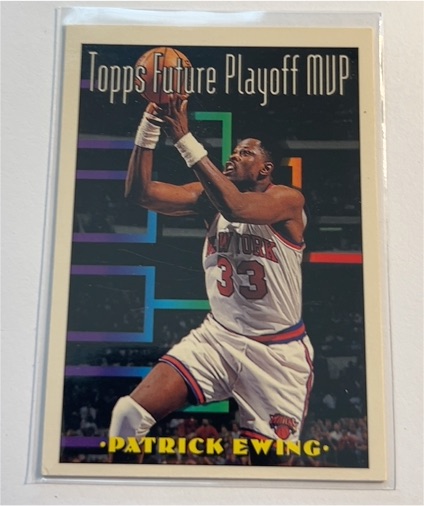 1994 Topps #200 Patrick Ewing New York Knicks Future Playoff MVP — front