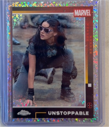 2025 Topps Chrome Deadpool #81 X-23 Unstoppable — front