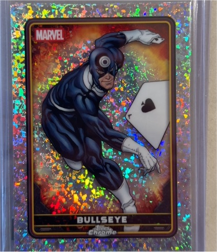 2025 Topps Chrome Deadpool #19 Bullseye — front