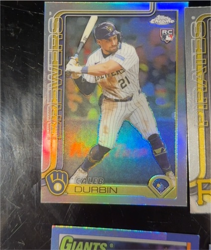 2025 Topps Chrome Update #USC82 Caleb Durbin — front