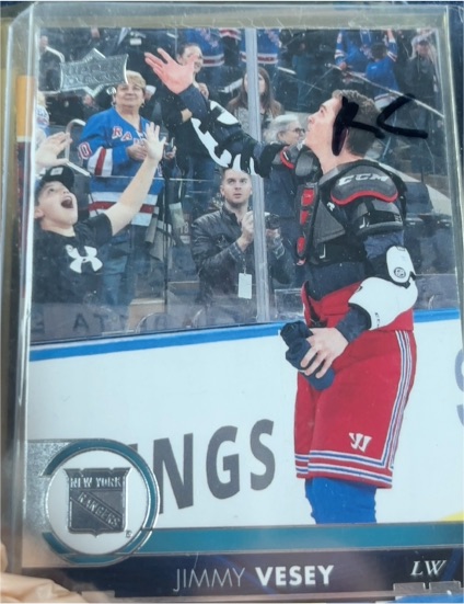 2017-18 Upper Deck #128 Jimmy Vesey — front