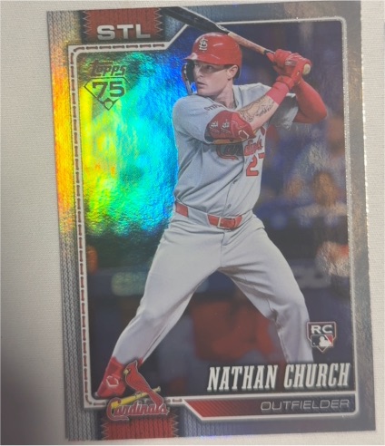 2026 Topps Series 1 #24 Nathan Church — front