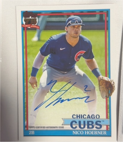 2026 Topps Series 1 #91A-NH Nico Hoerner — front