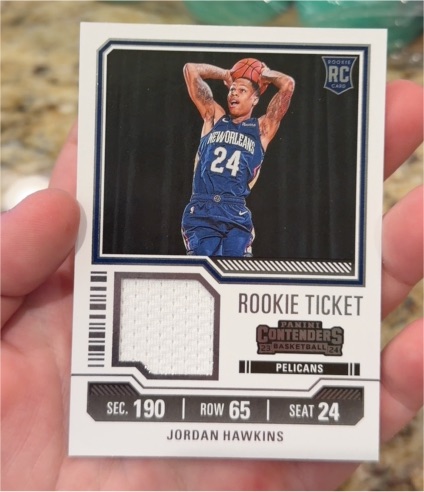 2023-24 Panini Contenders #RTS-HAW Jordan Hawkins Rookie Ticket — front