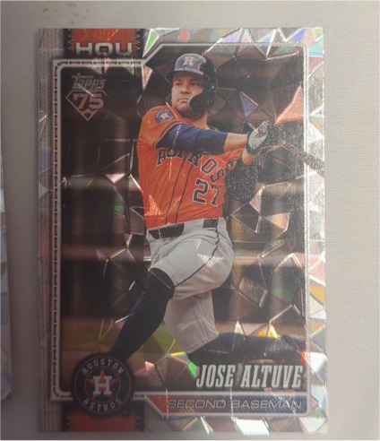 2026 Topps Series 1 #278 Jose Altuve — front