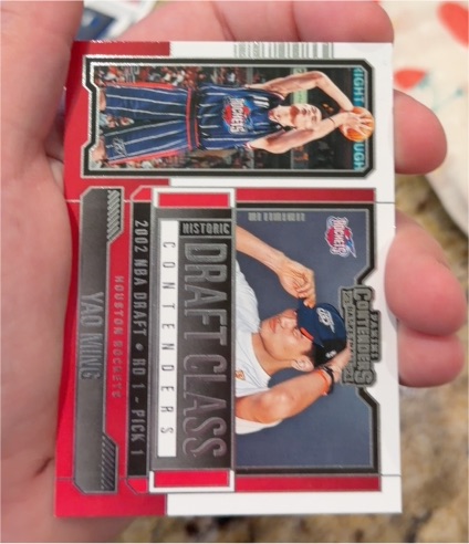 2023-24 Panini Contenders #13 Yao Ming Historic Draft Class Contenders — front