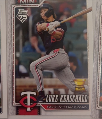 2026 Topps Series 1 #3 Luke Keaschall — front