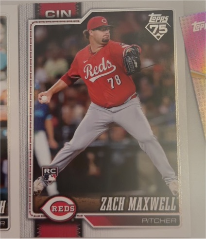 2026 Topps #143 Zach Maxwell — front
