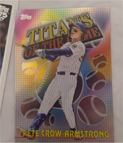 2026 Topps #TOG-13 Pete Crow Armstrong Titans Of The Game — front