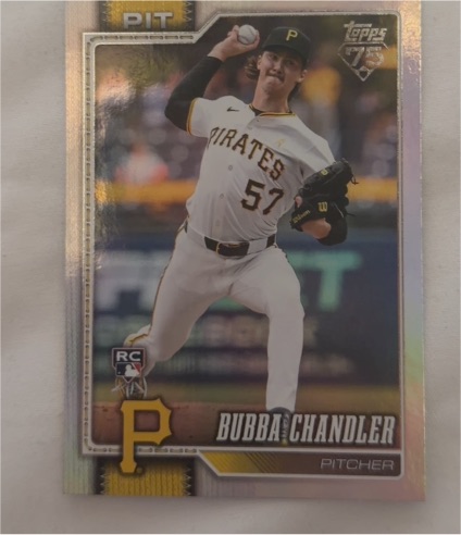 2026 Topps Series 1 #283 Bubba Chandler — front