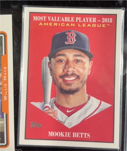 2018 Topps Most Valuable Player Mookie Betts — front