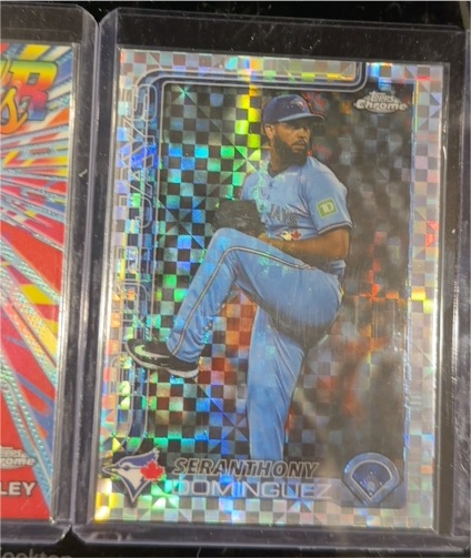 2025 Topps Chrome Update #USC100 Seranthony Dominguez — front
