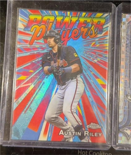 2025 Topps Chrome Update #PP-38 Austin Riley Power Players — front