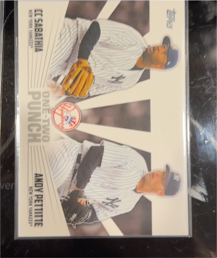 2023 Topps Series 1 One-Two Punch #12P-4 C.C. Sabathia Andy Pettitte — front