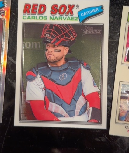 2026 Topps Heritage #248 Carlos Narváez — front