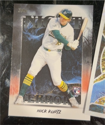 2025 Topps Update #NT-5 Nick Kurtz Night Terrors — front