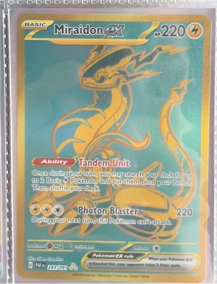 2024 Pokémon #243 Miraidon ex — front