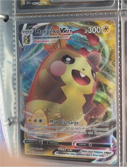 2020 Pokémon Sword & Shield #080 Morpeko VMAX — front