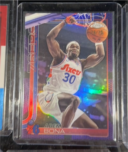 2025-26 Topps Chrome #183 Adem Bona — front