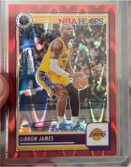 2023-24 Panini NBA Hoops Premium Stock #149 LeBron James — front