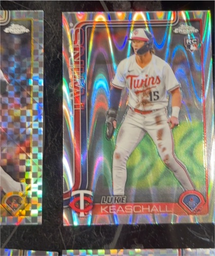 2025 Topps Chrome Update Series #USC106 Luke Keaschall — front