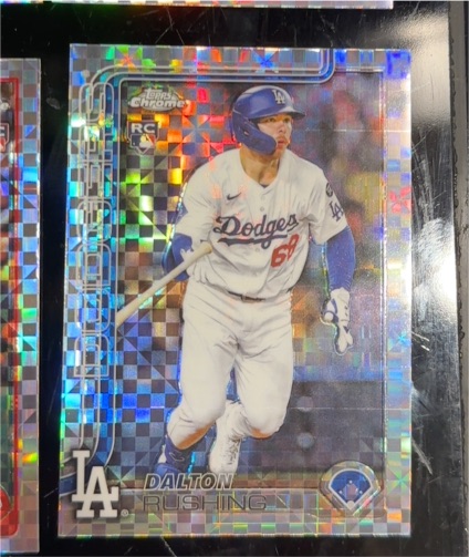 2025 Topps Chrome Update #USC129 Dalton Rushing — front