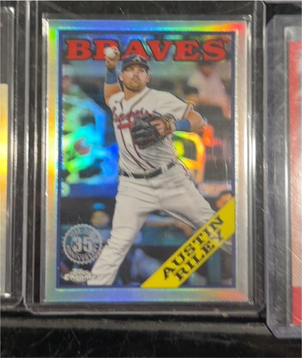2023 Topps Chrome 1988 #88BC-3 Austin Riley — front