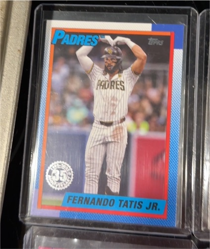 2025 Topps Series 1 1990 35th Anniversary #T90-81 Fernando Tatis Jr. — front