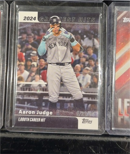 2025 Topps Series 1 2024 Greatest Hits #GH-16 Aaron Judge — front