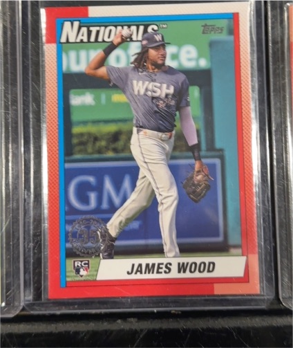 2025 Topps Series 1 35th Anniversary #T90-39 James Wood — front