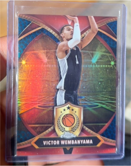 2024-25 Topps Chrome Ball of Duty #BOD-13 Victor Wembanyama — front