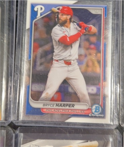 2024 Bowman Chrome #40 Bryce Harper — front