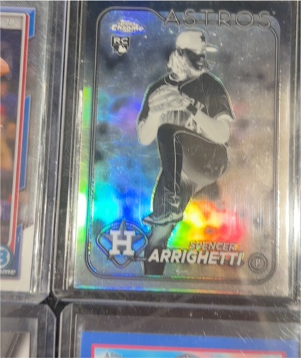 2024 Topps Chrome Update #USC17 Spencer Arrighetti — front