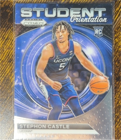 2024 Panini Prizm Draft Picks #13 Stephon Castle Student Orientation — front