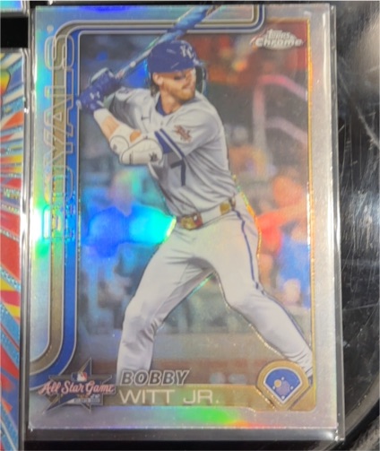 2025 Topps Chrome Update #ASGC-25 Bobby Witt Jr. All-Star Game Refractor — front